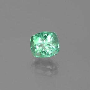 1.82 ct Green Emerald Stone, Natural Emerald in Cushion-Cut Shape for Sale