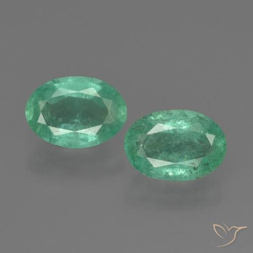 1.51 ct Oval Cut Emerald, 7.2 x 5 mm From Zambia, Photo A