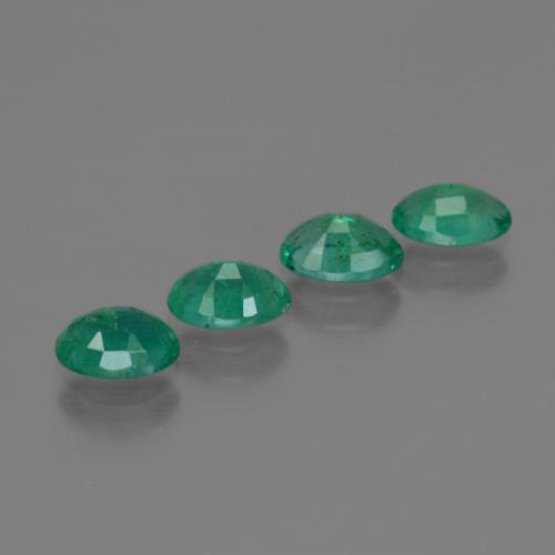 Emerald Gemstones in 6 x 4.2 mm Size for Sale, Emerald Stones in Cool Green Color