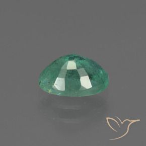 Emerald Gemstone in 7 x 5 mm (calibrated) Size for Sale, Emerald Stone in Bluish Green Color