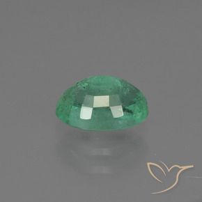 Emerald Gemstone in 7.2 x 5.2 mm Size for Sale, Emerald Stone in Medium Green Color