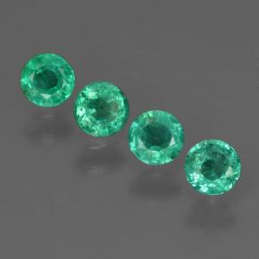 0.2ct Round Facet Green Emerald Gem for sale 0.2ct Round Facet Green Emerald Gem (ID: 412260)