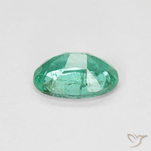 Emerald Gemstone in 7 x 5 mm (calibrated) Size for Sale, Emerald Stone in Cool Green Color