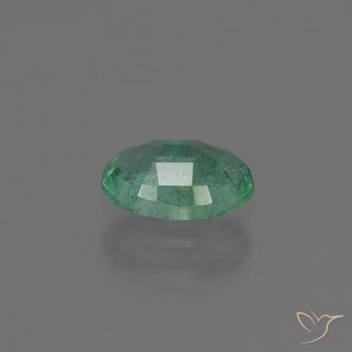 Emerald Gemstone in 7 x 5 mm (calibrated) Size for Sale, Emerald Stone in Blue Green Color