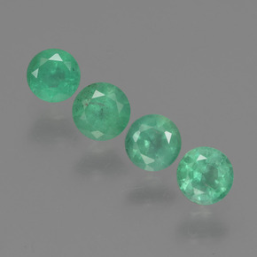 0.7ct Round Facet Green Emerald for sale thumb image of 0.7ct Round Facet Green Emerald (ID: 429241)