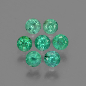 0.2ct Round Facet Green Emerald Gem for sale 0.2ct Round Facet Green Emerald Gem (ID: 429603)