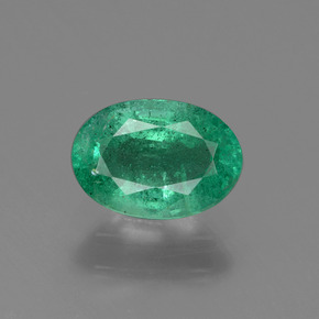 0.7ct Oval Facet Green Emerald Gem for sale 0.7ct Oval Facet Green Emerald Gem (ID: 435278)