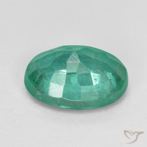 Emerald Gemstone in 8 x 6 mm (calibrated) Size for Sale, Emerald Stone in Medium Green Color
