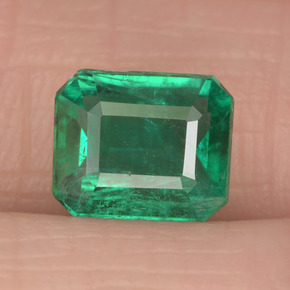 1.6ct Octagon Step Cut Green Emerald for sale thumb image of 1.6ct Octagon Step Cut Green Emerald (ID: 459480)