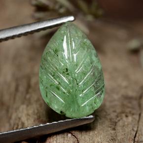 2.7ct Carved Leaf Green Emerald for sale thumb image of 2.7ct Carved Leaf Green Emerald (ID: 491607)