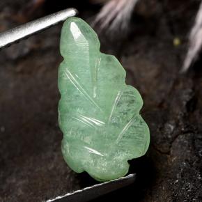 2.1ct Fantasy Carved Leaf Green Emerald for sale thumb image of 2.1ct Fantasy Carved Leaf Green Emerald (ID: 491998)