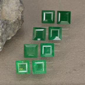 0.8ct Square Step-Cut Green Emerald for sale thumb image of 0.8ct Square Step-Cut Green Emerald (ID: 496415)