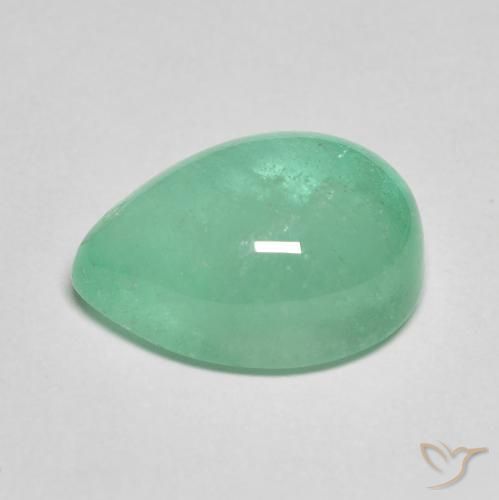 Emerald Gemstone in 15.1 x 10.7 mm Size for Sale, Emerald Stone in Pistachio Green Color