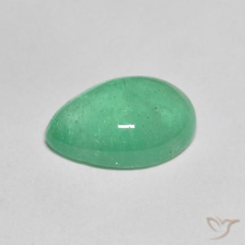 Emerald Gemstone in 13 x 9 mm (calibrated) Size for Sale, Emerald Stone in Light Green Color