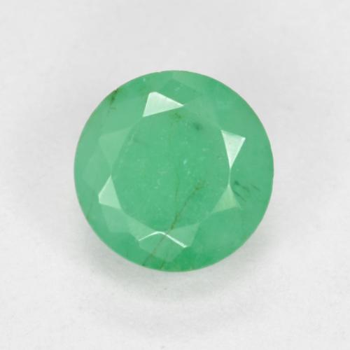 0.5ct Round Facet Green Emerald for sale thumb image of 0.5ct Round Facet Green Emerald (ID: 498669)