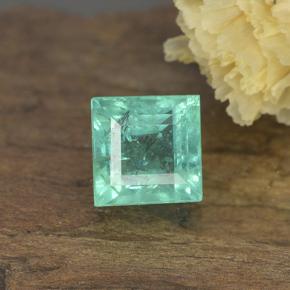 0.7ct Square Step-Cut Green Emerald for sale thumb image of 0.7ct Square Step-Cut Green Emerald (ID: 498682)