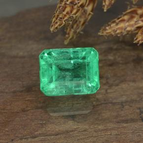 0.8ct Octagon Step Cut Green Emerald Gem for sale 0.8ct Octagon Step Cut Green Emerald Gem (ID: 499293)