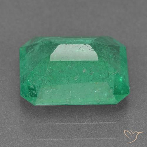 Emerald Gemstone in 9.9 x 8.4 mm Size for Sale, Emerald Stone in Pistachio Green Color