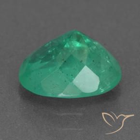 Emerald Gemstone in 9.8 x 7.4 mm Size for Sale, Emerald Stone in Medium Deep Green Color