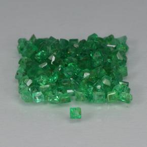 2.06 ctw Green Emerald Stones, Natural Emerald in Square Step-Cut Shape for Sale