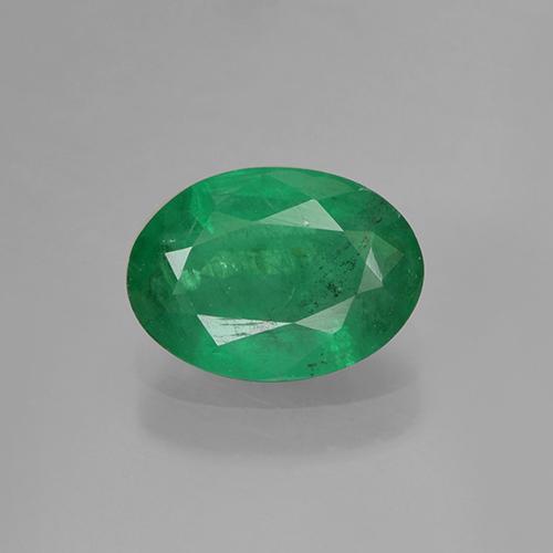 0.8ct Oval Facet Green Emerald Gem for sale 0.8ct Oval Facet Green Emerald Gem (ID: 504993)