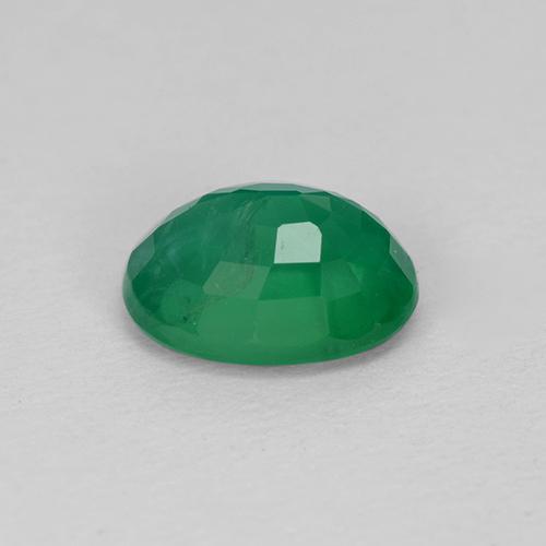 Emerald Gemstone in 8 x 6 mm (calibrated) Size for Sale, Emerald Stone in Medium Green Color