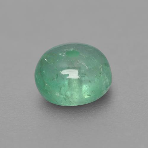Emerald Gemstone in 5.5 mm Size for Sale, Emerald Stone in Light Green Color