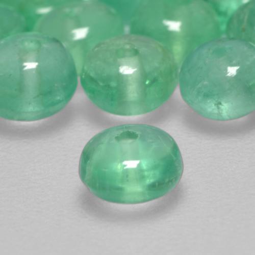 Emerald Gemstones in 3.9 mm Size for Sale, Emerald Stones in Bright Green Color