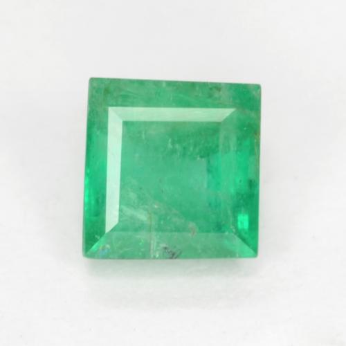 Medium Green Smaragd Edelstein - 0.5ct Carréschliff / Quadrat (ID: 548951)