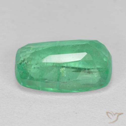 Emerald Gemstone in 10.4 x 6.5 mm Size for Sale, Emerald Stone in Light Green Color