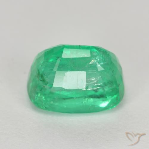 Emerald Gemstone in 8 x 6 mm (calibrated) Size for Sale, Emerald Stone in Bright Green Color