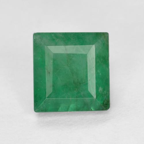 Medium Green Emerald Gem - 0.6ct Square Facet (ID: 572795)