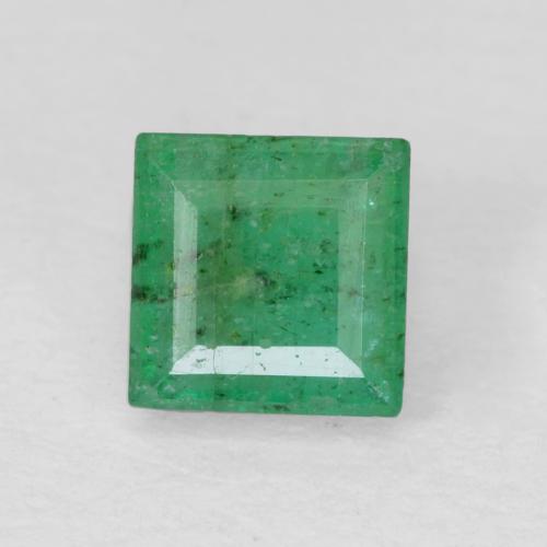 Medium Green Emerald Gem - 0.5ct Square Facet (ID: 572920)