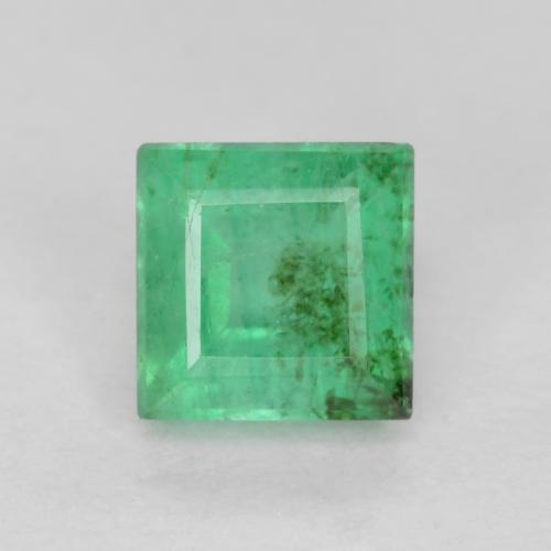 Brilliant Green Emerald Gem - 0.4ct Square Facet (ID: 576898)