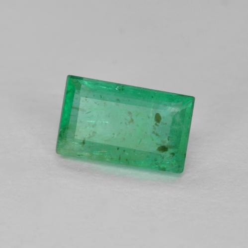 Vert pistache Émeraude gemme - 0.4ct Baquette facette (ID: 576899)