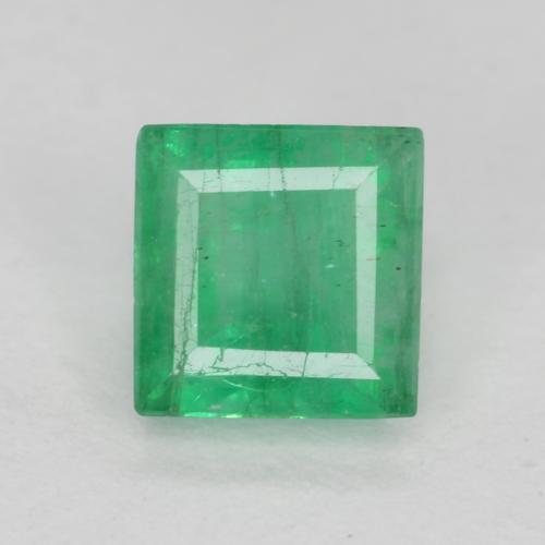 hellgrün Smaragd Edelstein - 0.4ct Carréschliff / Quadrat (ID: 576906)