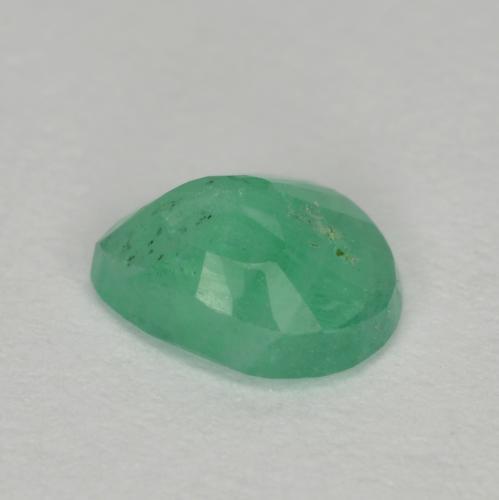 Emerald Gemstone in 6.4 x 5 mm Size for Sale, Emerald Stone in Light Green Color