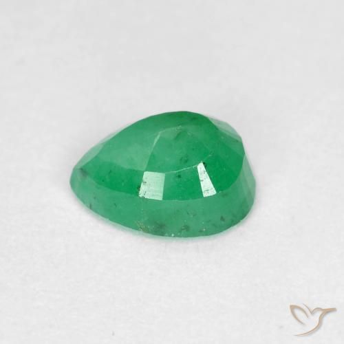 Emerald Gemstone in 5.7 x 4.3 mm Size for Sale, Emerald Stone in Light Green Color