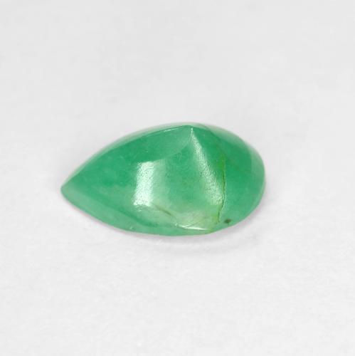 Emerald Gemstone in 8 x 6 mm (calibrated) Size for Sale, Emerald Stone in Pistachio Green Color