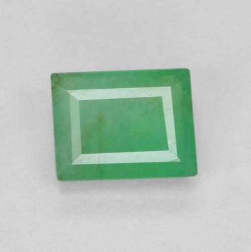 シャムロックグリーン エメラルド 宝石 - 0.4ct バゲット ファセット (ID: 604684)