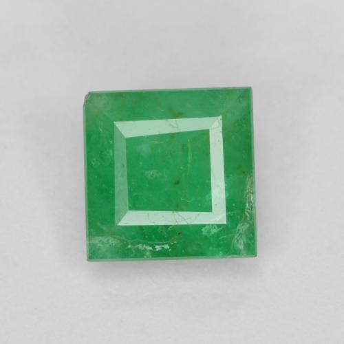 Medium Green Emerald Gem - 0.3ct Square Facet (ID: 604813)