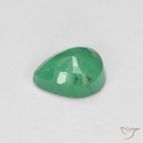 Emerald Gemstone in 5.5 x 4.3 mm Size for Sale, Emerald Stone in Medium Green Color