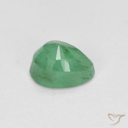 Emerald Gemstone in 5.4 x 4.3 mm Size for Sale, Emerald Stone in Fern Green Color