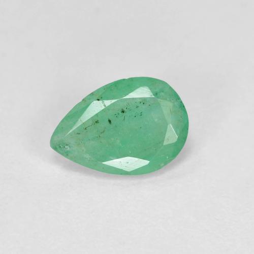 Мятно-зеленый Изумруд Камень - 0.5ct Фасетная Груша (ID: 624926)