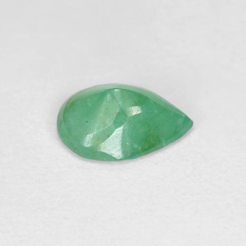 Emerald Gemstone in 7 x 5 mm (calibrated) Size for Sale, Emerald Stone in Yellowish Green Color
