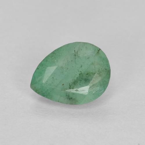 Émeraude Vert pear facet 0,3 ct de Colombie, dimension 5,2 x 3,9mm, pierre gemme naturelle huilé, pureté vs-si, 1 pièce Émeraude de couleur Vert clair, dureté Mohs de 7.5 à 8 convient aux bijoux de tous les jours, pierre de sagesse, Pierre du zodiaque du cancer, Photo A