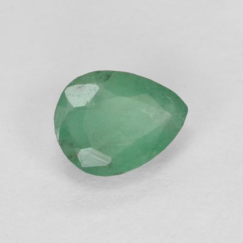 Émeraude Poire en damier des États-Unis 0,34 ct, dimension 5,2 x 4mm, pureté vs-si, pierre gemme naturelle huilé, 1 pièce d'émeraude de couleur Vert clair moyen, dureté Mohs de 7.5 à 8 convient aux bijoux de tous les jours, pierre de sagesse, Mardi Gemme, Photo A