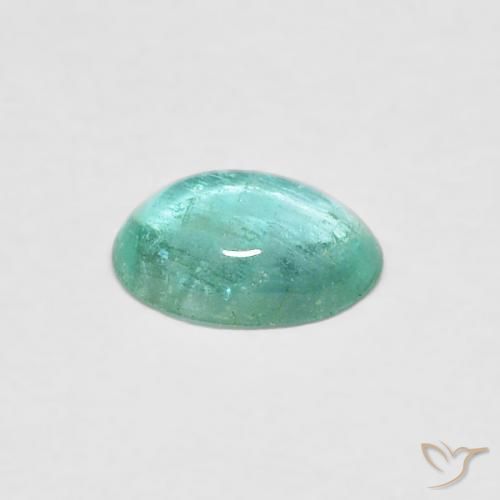 Emerald Gemstone in 6 x 4 mm (calibrated) Size for Sale, Emerald Stone in Bluish Green Color