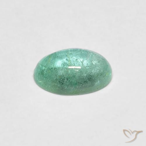 Emerald Gemstone in 6 x 4 mm (calibrated) Size for Sale, Emerald Stone in Light Green Color