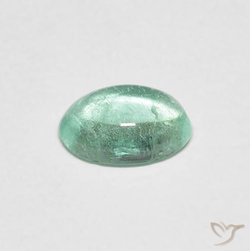 Emerald Gemstone in 6 x 4 mm (calibrated) Size for Sale, Emerald Stone in Light Mint Green Color
